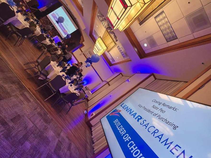 National Entity VID: Screens in a corporate room
