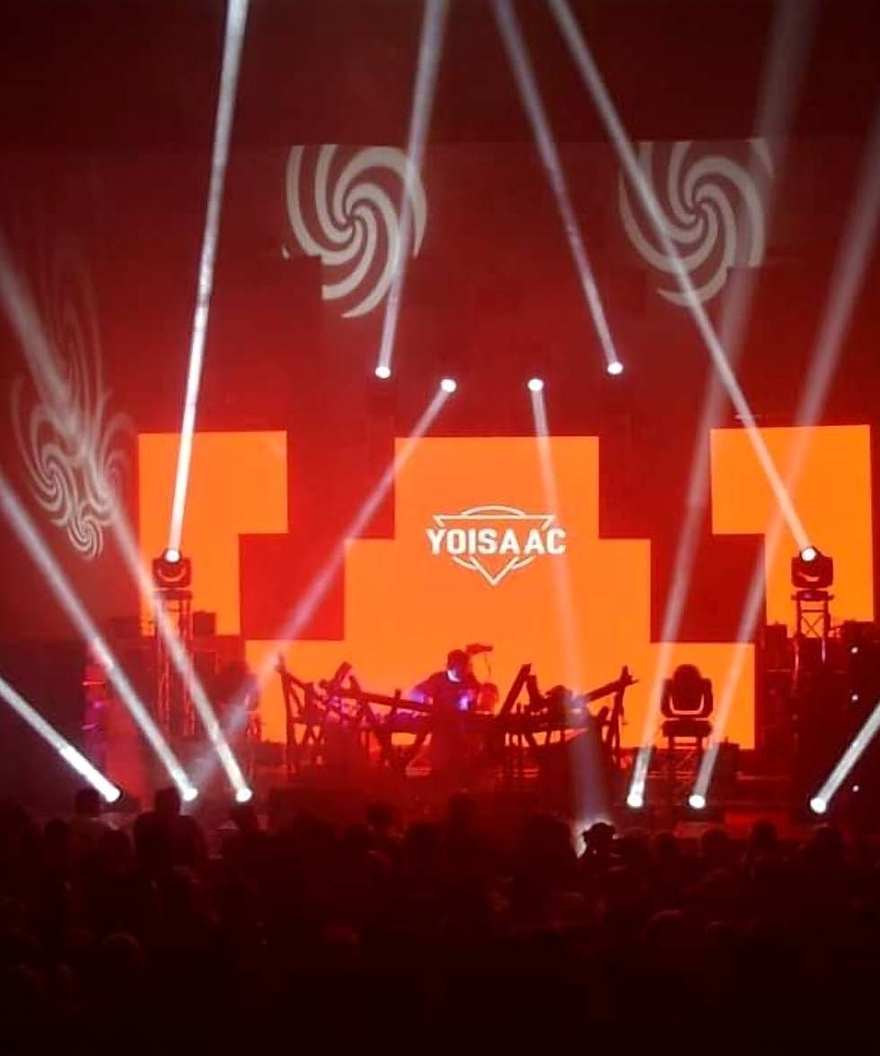 National Entity SFX: Beams and haze, Fresno