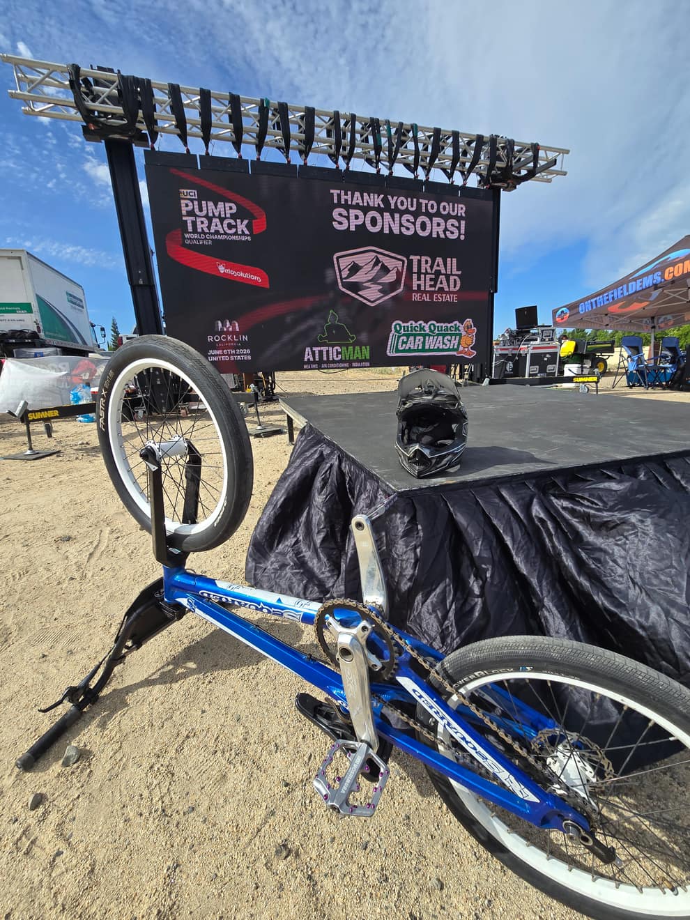 Rocklin BMX Pump Track at UCI Pump Track World Championships qualifier